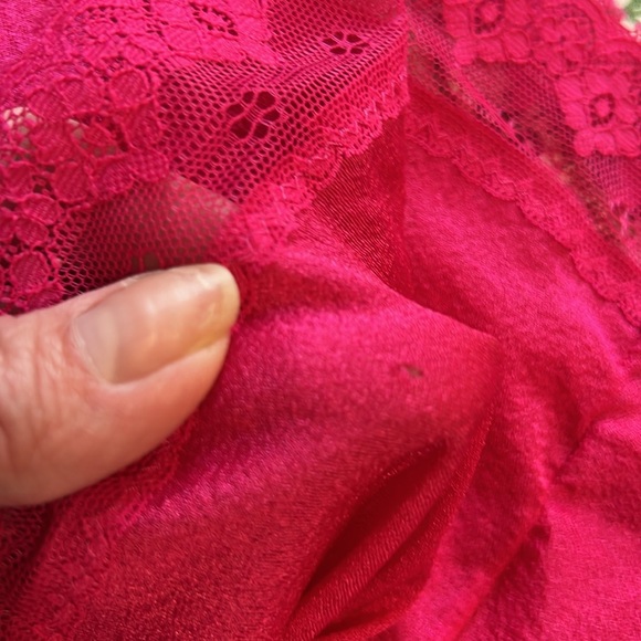 VTG Vanity Fair lace trim open front night gown - Picture 12 of 15